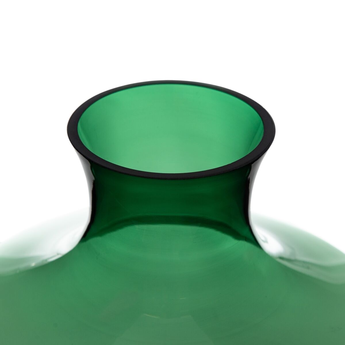 Vase 21 x 21 x 25 cm Vert verre